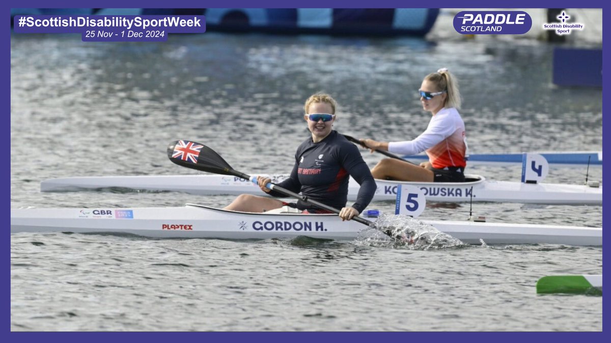It's #ScottishDisabilitySportWeek &amp; today we're celebrating Scotland's #paracanoe pioneer <a href="/HopeGordon_/">Hope Gordon</a> who won a Silver medal in the VL3 at this summer's <a href="/Paralympics/">Paralympic Games</a>!
A true inspiration! 🌟🌟🌟