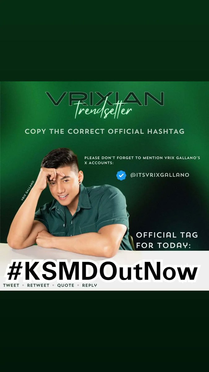 DEFENDERSassy's tweet photo. #KSMDOutNow Congratulation Dada @ItsVrixGallano 🤜🤛💚🖤💚🖤 https://t.co/V8KtwY6Mkb