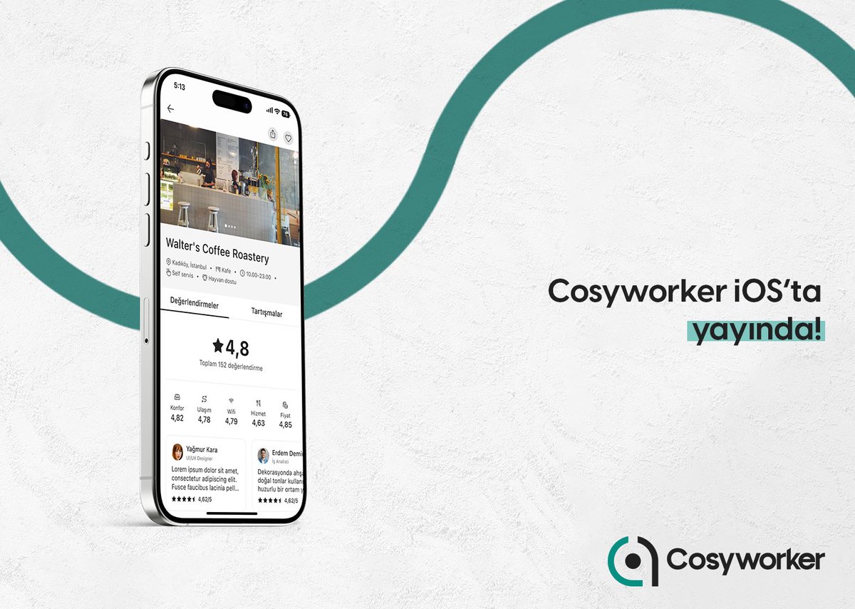 cosyworker's tweet photo. Çalışılabilecek konforlu mekanları keşfedebileceğin Cosyworker şimdi iOS'ta yayında. Hemen indirebilirsiniz 👇🏻

https://t.co/Dvs5J98dYy https://t.co/oeAU2dQeAn