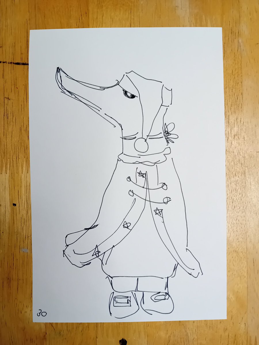 511arts's tweet photo. #NoPressureNovember
Day 30 - A final flourish - 1 minute on the clock!

Since it’s December tomorrow I thought I would end with my cute little duck dressed as santa ornament. It’s less sassy looking in real life but hey..a minute is not a long time! https://t.co/XmYHrRbzsI