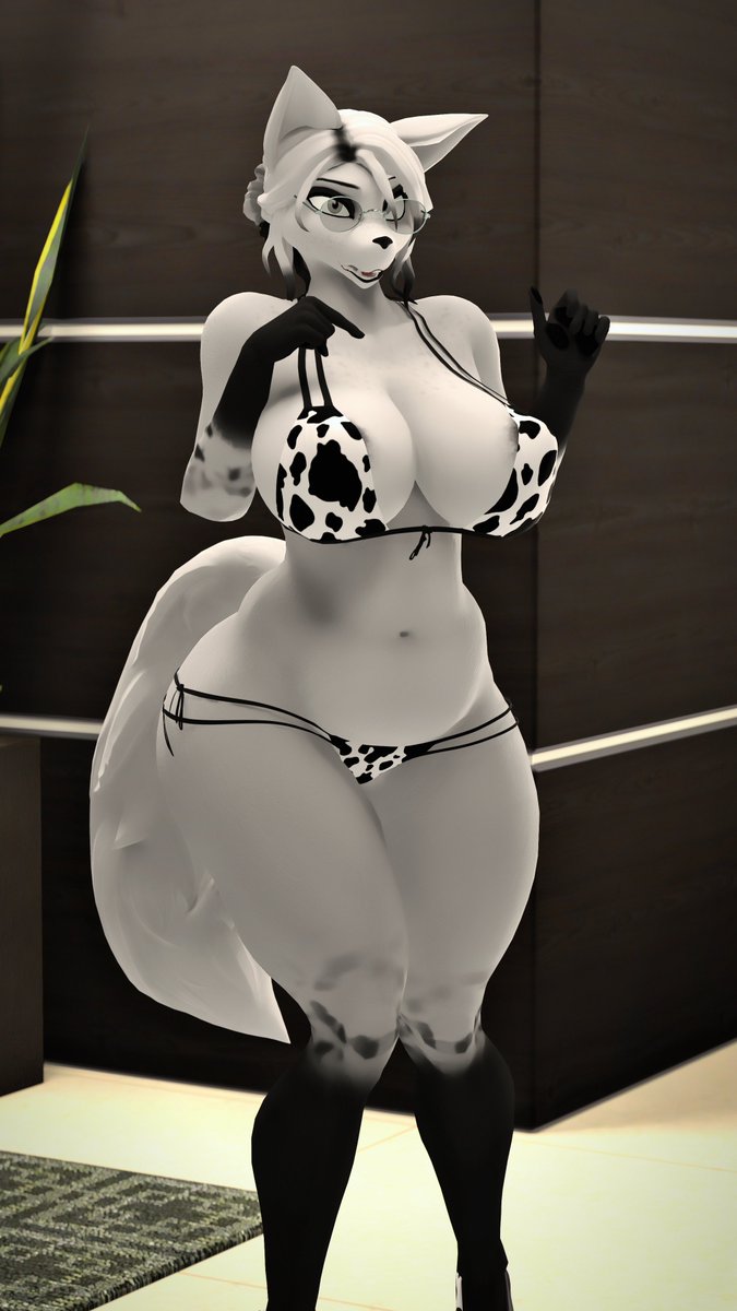 Domi_3D's tweet photo. Office Lady Abby. 
(As for what Office Work she does, I have no idea as I'm not smart) https://t.co/1XCBlacjHJ
