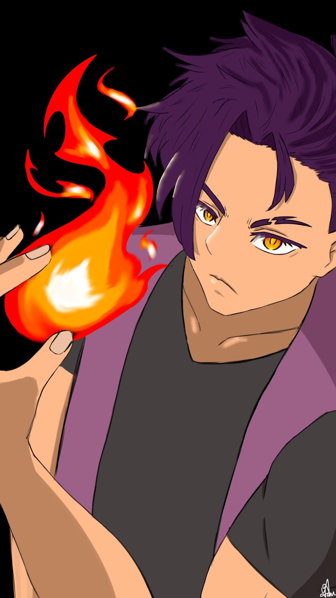 AlanJV22240's tweet photo. My OC Max, the holder of the fire mystic 🔥

#ocart #OC #art #drawing #digitalart #ibisPaintX https://t.co/7Z1zEzrs96