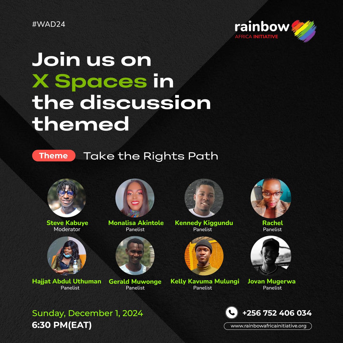 Join us as we discuss our #WAD2024 theme of #TakeTheRightsPath with meaningful insights from our panelists and other colleagues passionate in challenging stereotypes when it comes to HIV prevention and treatment.