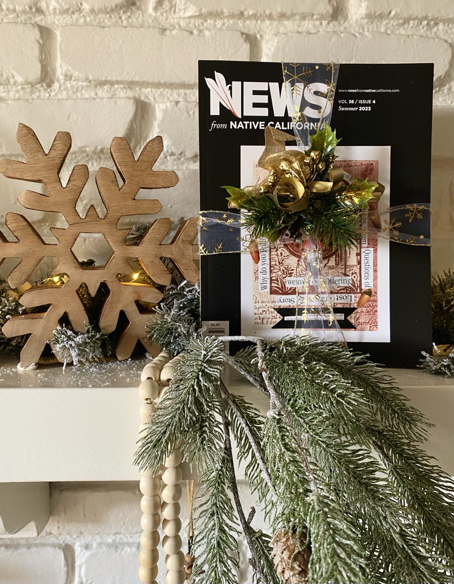 News from Native CA (@nncmagazine) on Twitter photo Give the gift of storytelling this holiday season! Share the rich cultures, histories, and voices of Native California with a subscription to <a href="/NNCMagazine/">News from Native CA</a>.
A meaningful gift for anyone who cherishes diverse stories.
newsfromnativecalifornia.com/store/ Give the gift of storytelling this holiday season! Share the rich cultures, histories, and voices of Native California with a subscription to <a href="/NNCMagazine/">News from Native CA</a>.
A meaningful gift for anyone who cherishes diverse stories.
newsfromnativecalifornia.com/store/
