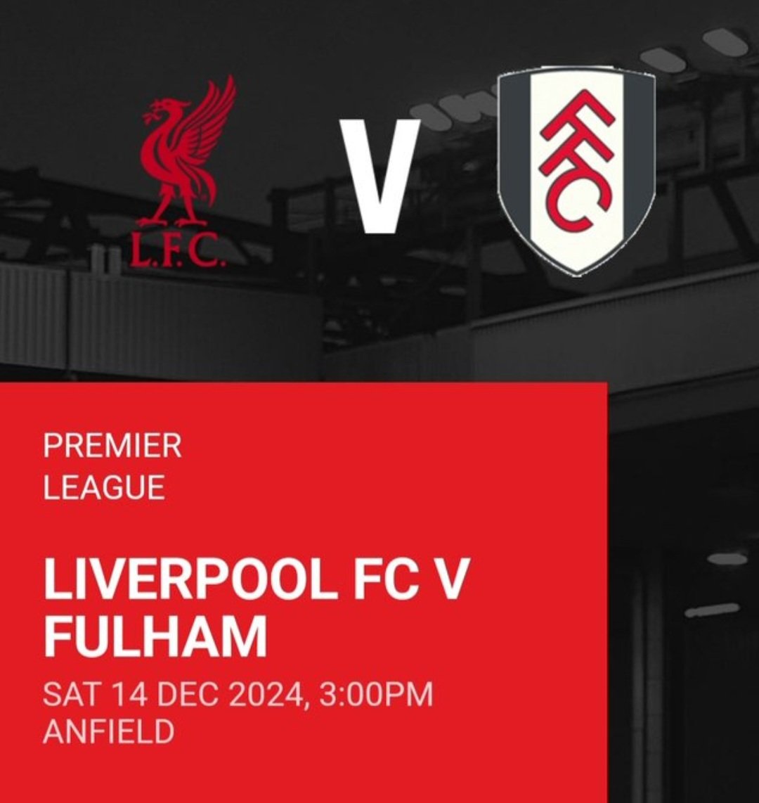 Petewsidebradly's tweet photo. Next FREE ticket giveaway will be two weeks today, Liverpool vs Fulham!! Remember only one rule applies,  you simply need to be following me as winner to be picked from my "follows you" list. It's that simple. Many winners in the past, could you be a lucky winner #LFC #RT #Repost https://t.co/N5fKdW7VK4