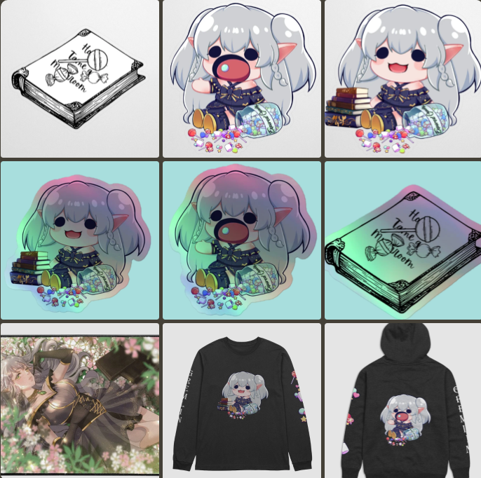 My merch store has been open for a little bit now, I thought in celebration of thanksgiving I'd offer a promo code for 15% off the entire order. 
Type in promo code " GREMLINDAY " at checkout for 15% off! 
nyx-oleander-shop.fourthwall.com