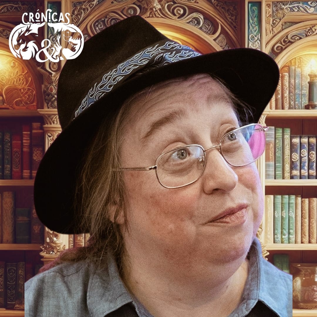 CronicasDyD's tweet photo. #EfemérideDelDía
Un día como hoy, pero de 1964, nace @BluejoWalton, multipremiada escritora galesa-canadiense de #CienciaFicción y #Fantasía, autora de #GarrasYColmillos y #AmongOthers, y muy querida amiga de este proyecto desde el inicio.

#YoDisfrutoLeer con #CrónicasDyD 🐉📚🦖 https://t.co/xyvag7VZDC