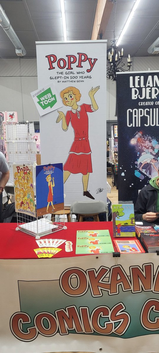 Matthew Senn (@magooster14) on Twitter photo We're here again at <a href="/kelownacomicon/">Kelowna ComiCon</a>'s Yule Market in Rutland! We've got books, stickers, bookmarks and posters. Come on by and say hi!
<a href="/BjergLeland/">Leland Bjerg</a> <a href="/caanan/">canan</a> <a href="/digital_collins/">J.L. Collins - INACTIVE</a> We're here again at <a href="/kelownacomicon/">Kelowna ComiCon</a>'s Yule Market in Rutland! We've got books, stickers, bookmarks and posters. Come on by and say hi!
<a href="/BjergLeland/">Leland Bjerg</a> <a href="/caanan/">canan</a> <a href="/digital_collins/">J.L. Collins - INACTIVE</a>