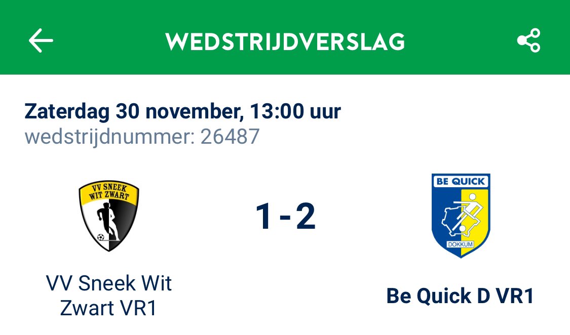 Ook <a href="/BeQuickDames1/">Be Quick Dokkum VR 1</a> 🔵🟡pakken belangrijke drie punten 🔥💪🏻
