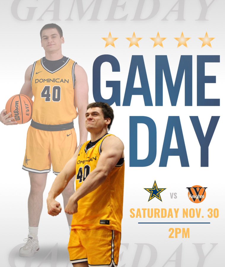 DUStarsMBB's tweet photo. Game5️⃣. Back at it for some for some post Thanksgiving 🦃🥧 action as we host @WartburgMBBall !
📍#Iggy
🕑2PM
📺https://t.co/u9bMtRxnQH
📊https://t.co/rKDJ2AMIwL
Time to get it going as we get into @NACC_sports play!
#BeBETTER📈
#DefendTheFORUM🏟 https://t.co/6ScSzrESyT