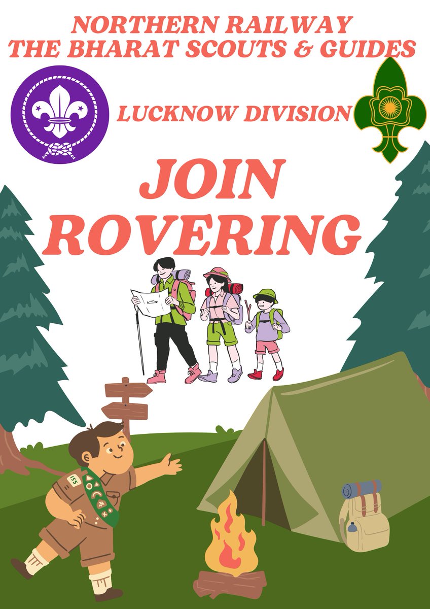 IMNishant27's tweet photo. Join Rovering with Northern Railway 
@bsgnhq @NrbsG @wosm @RailMinIndia https://t.co/wffJqq7FHt