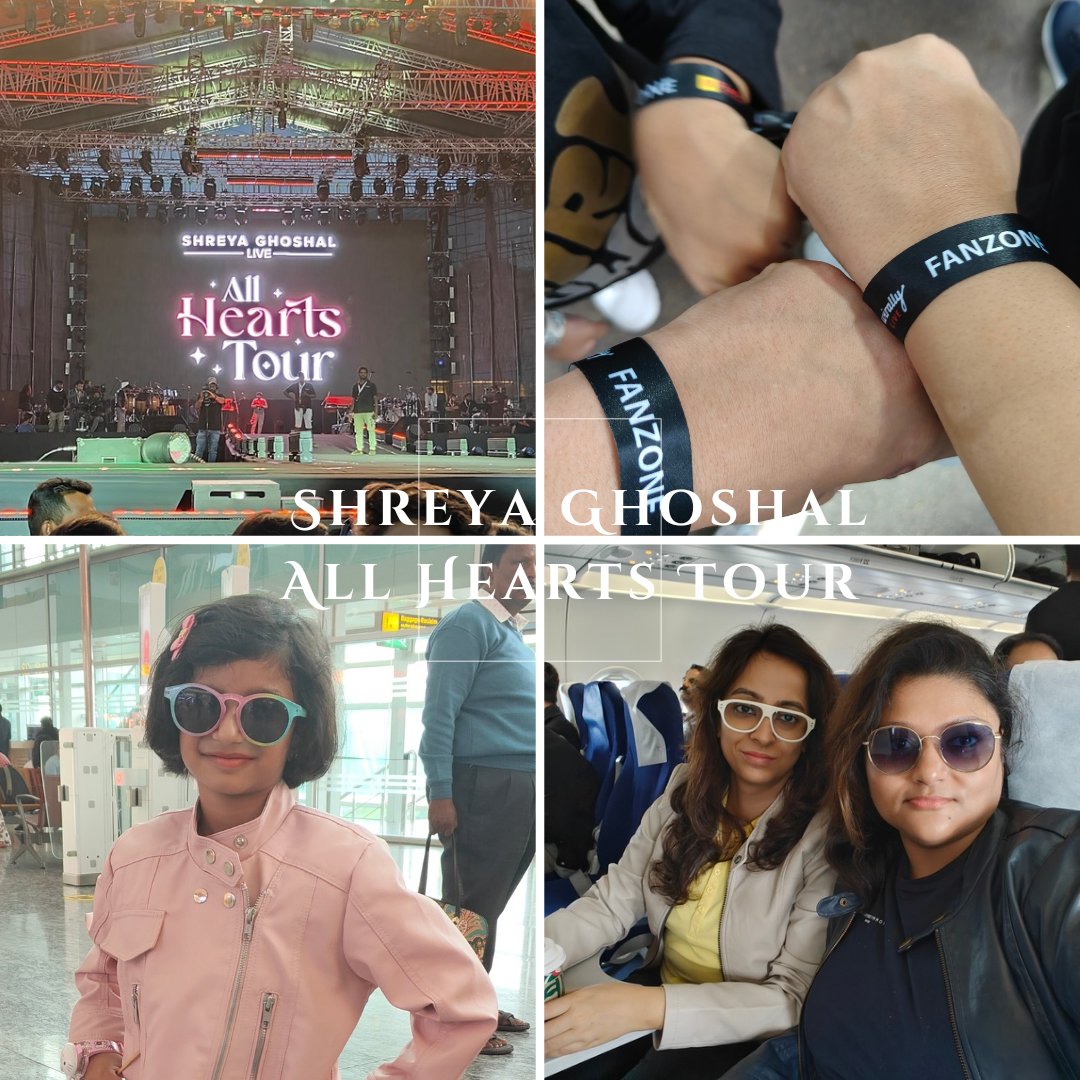 <a href="/shreyaghoshal/">Shreya Ghoshal</a> flying from Bangalore to Hyderabad to celebrate <a href="/BeingRia/">Ria</a> 's birthday in your Hyderabad concert was an ethereal experience..
#AllHeartsTour #ShreyaGhoshalLiveInConcert Waiting for the next All Hearts Tour concert in Namma Bengaluru. Come soonest...