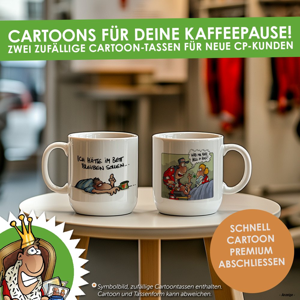 MLCartoons's tweet photo. Eine Portion Humor für deine Kaffeepause! ☕️✨
Neue Cartoon Premium Kunden dürfen sich auf zwei Cartoon-Tassen freuen!
https://t.co/x9O4WU86as
We #love #retter #medilearncartoon #cartoons by #medilearn
#rettungsdienst #cartoonpremium #cartoontassen #kaffepause https://t.co/VevLTImgfO