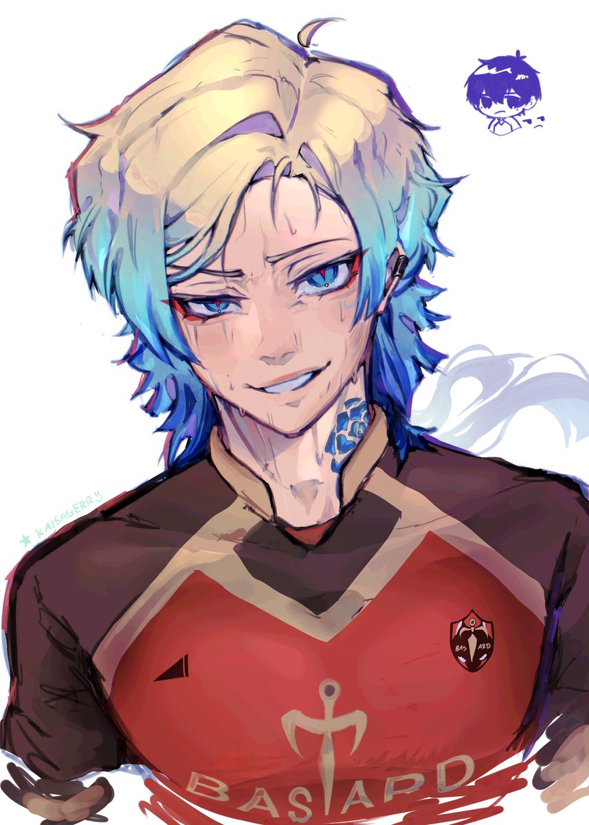 puplexis's tweet image. dear rat do u need a towel u look nervous 🫶 
#ブルーロックFA