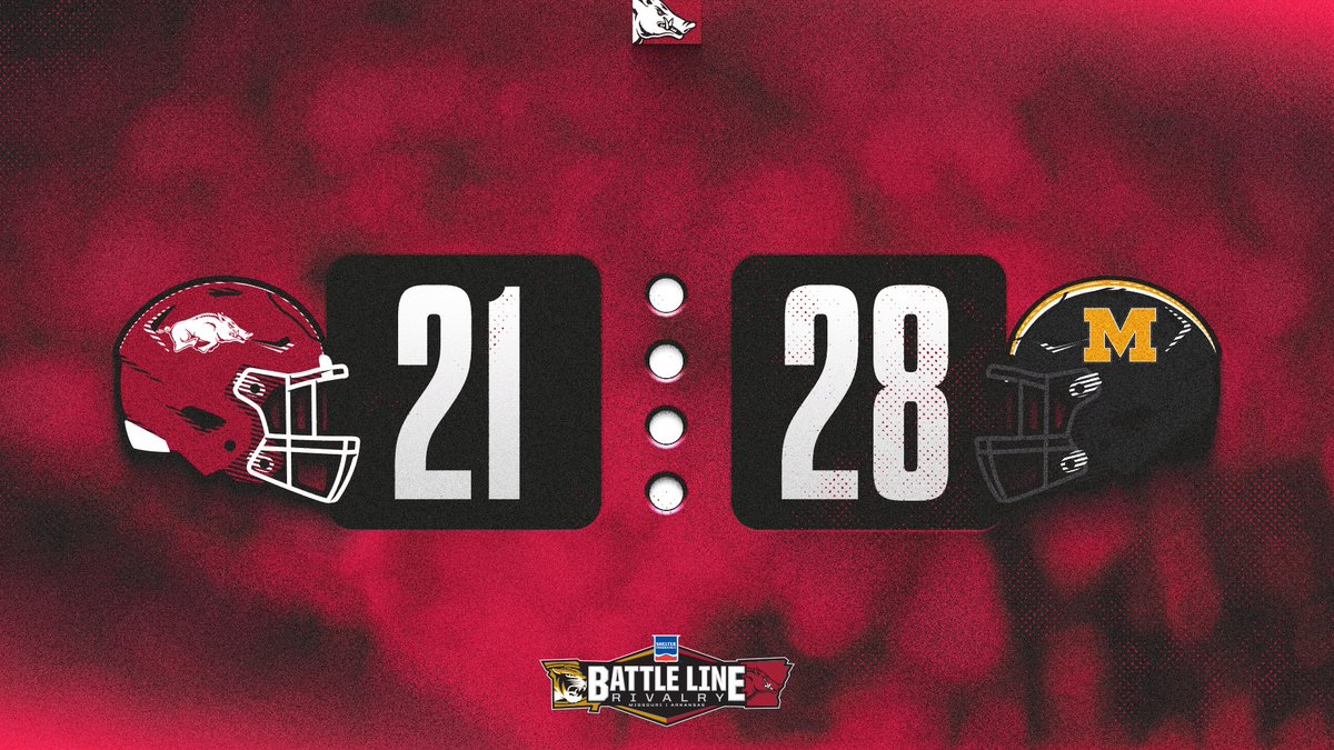 RazorbackFB's tweet image. Final from Columbia