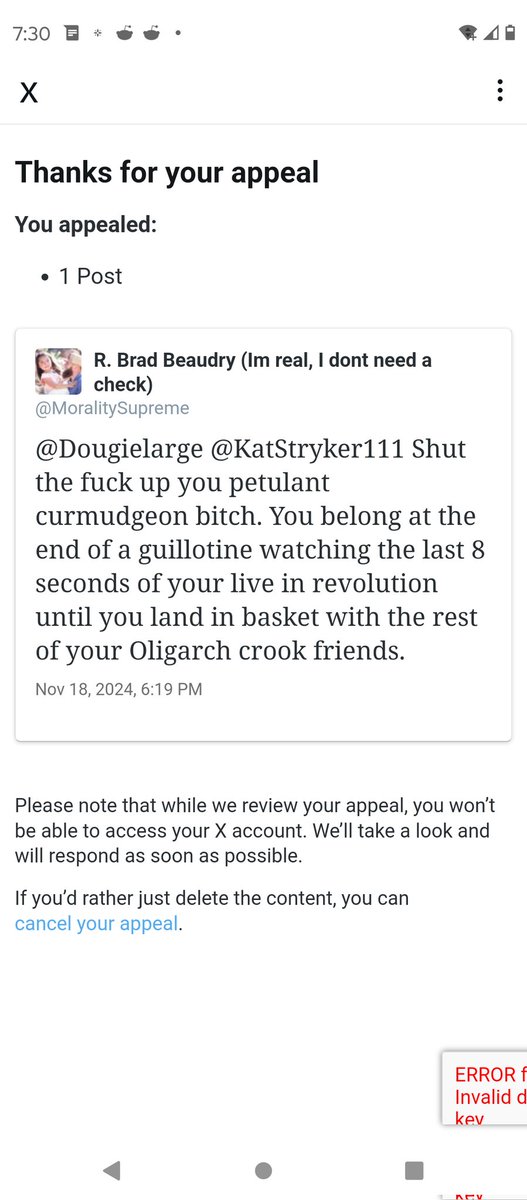 R. Brad Beaudry (Im real, I dont need a check) tweet media