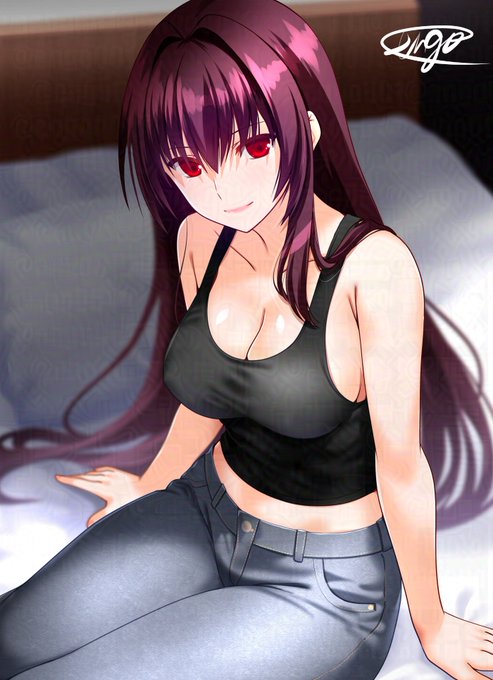 綺麗でえっちなスカサハ師匠(タンクトップ霊衣)

#FGO 