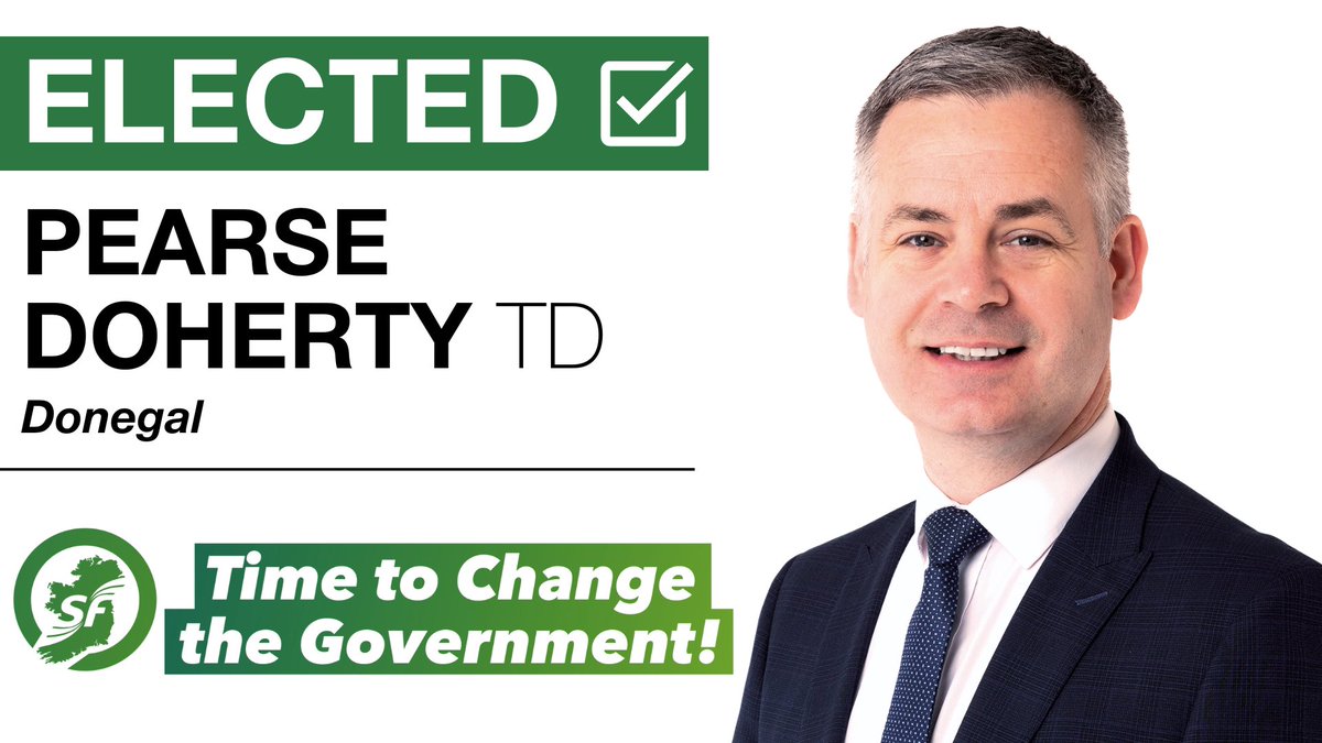 Pearse Doherty TD elected in Donegal