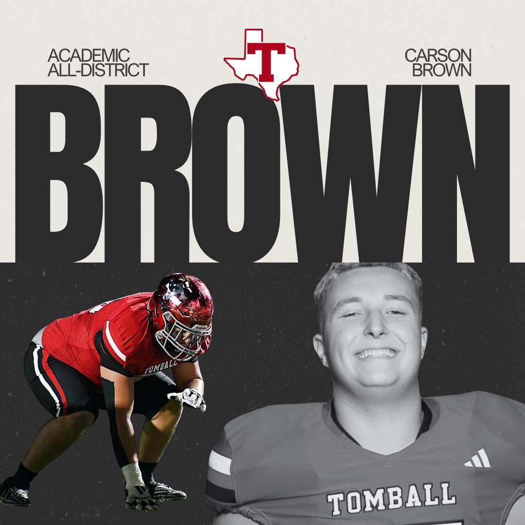 Congratulations to the Honorable Mention All-District Offensive Lineman Carson Brown

#FHFT #CollinsStrong #ItsWhatWeDo