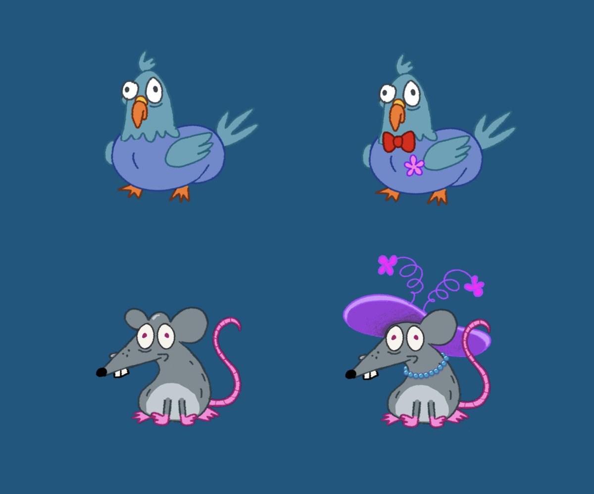 The "Party Animals" are ready to celebrate "Willy &amp; Rosies's" BIG day and BIG escape. Here's an early look at some concept art of the little critters dressed in their best wedding attire.
#screenshotsaturday #gamedev #indiedev #WillyandRosie