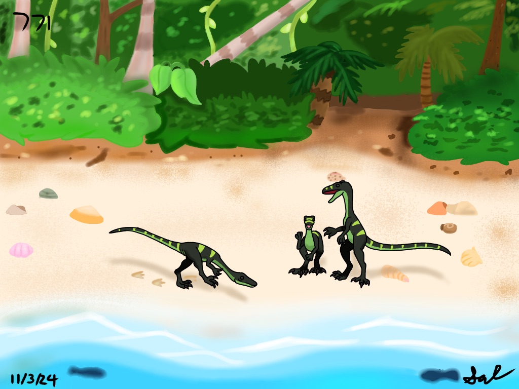 SabinLunarEye's tweet image. My last Dinovember is this year in 2024
Enjoy!
1/4 #Dinovember 
Featured: Anzu, Compsognathus, Coelophysis, Protoceratops