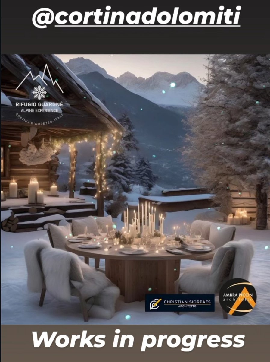 ambrapiccin's tweet image. The charme of the new Guargnè  Refuge💖
Cortina d'Ampezzo 
Works in progress
il più bello a #cortina
Project by #AmbraPiccinArchitetto &amp;amp; Christian Siorpaes 
#dolomiti #rifugioguargnè #CortinAtelier 
#mountainlovers #architecture #interiordesign #wintergames #dolomiti #hotellerie