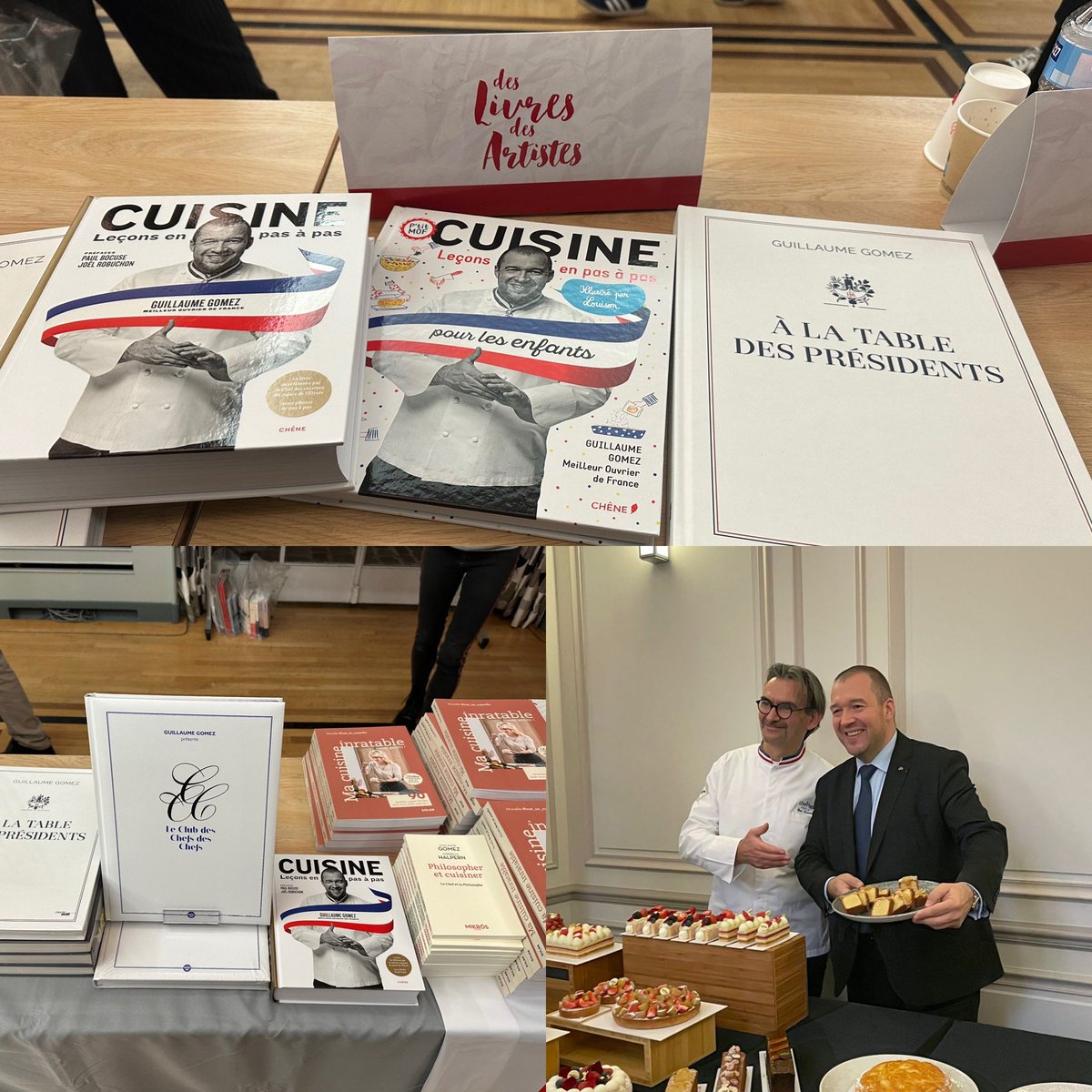 ggomez_chef's tweet photo. Beaucoup de monde aujourd’hui à la rencontre « des livres et des artistes » 
Tout le week-end à la maison de la chimie. Au profit de la lutte contre l’illettrisme ! Plus de 70 auteurs à votre rencontre, des conférences, des dédicaces et de la bonne humeur https://t.co/4jr9ynUjn2