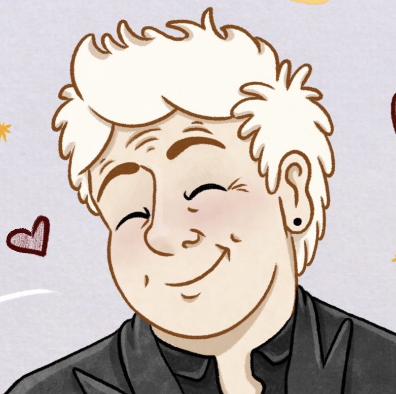 I am not posting my full art here anymore but here is a tiny preview of my newest art, you can see the full version on 🔵🌌🦋 or IG 

#GoodOmens
#GoodOmensFanart