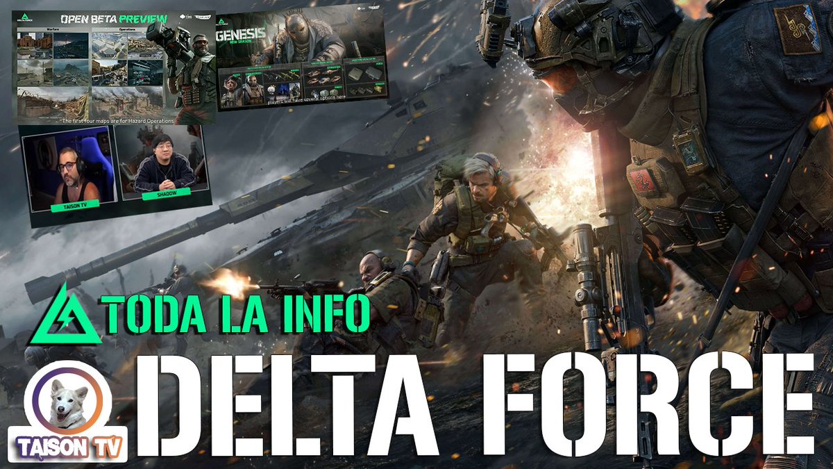 TaisonTV's tweet image. #DeltaForce QUIERE ENAMORARTE, Entrevisté a su Director y nos respondieron a todo lo que querías saber.

INFO COMPLETA de todo lo que trae en la Beta Abierta En PC "5 Diciembre" + Consolas y Móviles Q1-2025+ Contenidos Futuros del juego que te sorprenderan
youtu.be/pEN_cDDPja8?si…