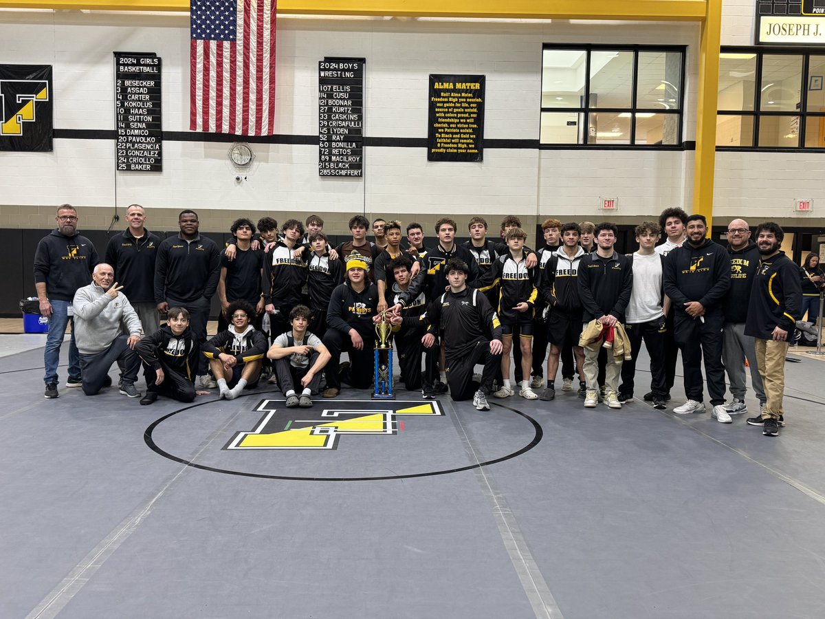 Your Patriots are the 2024 Battle At Bethlehem champions! #FreedomWrestling #TakedownSeason #Tough #FreedomFamily