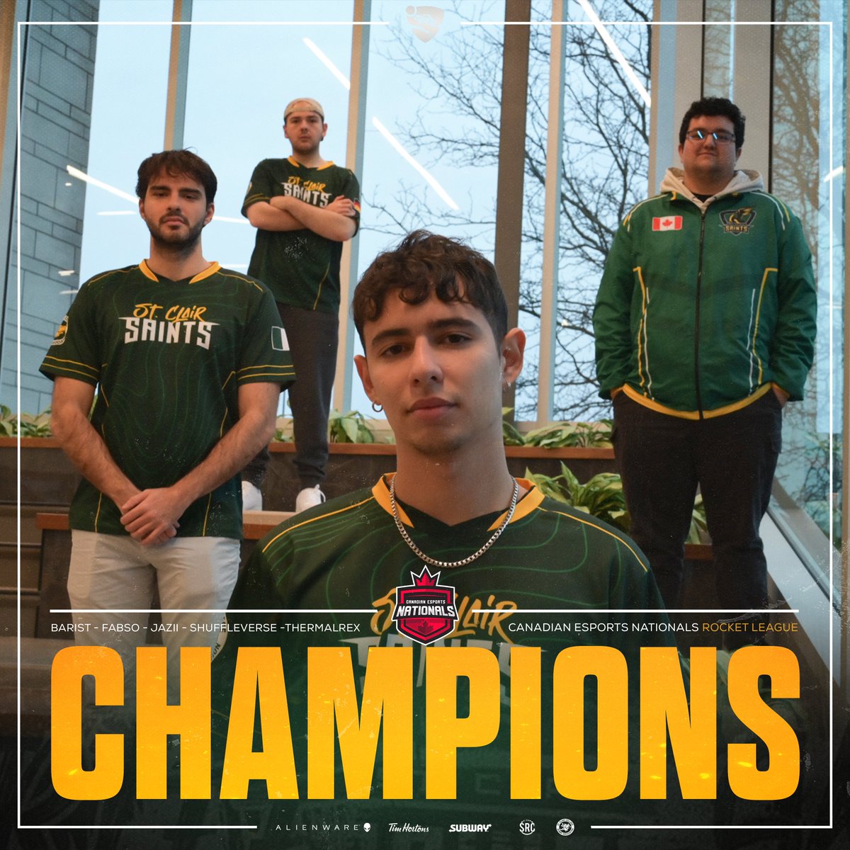 St. Clair Saints (@saintsgamingca) on Twitter photo Another National to the books.
#SaintsRL are your 2024 Canadian Esports National Champions! 👑
<a href="/Esport_CanadaPS/">Esport_CanadaPS</a> | #CEN2024 Another National to the books.
#SaintsRL are your 2024 Canadian Esports National Champions! 👑
<a href="/Esport_CanadaPS/">Esport_CanadaPS</a> | #CEN2024