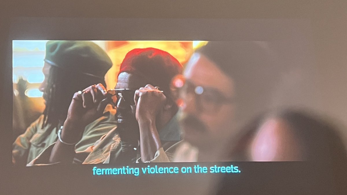 vodathan's tweet image. More evidence of the race to the bottom in subtitling affecting quality.
Bob Marley: One Love

Paramount  Pictures must be strapped for cash!

#Paramount
#Subtitlefails