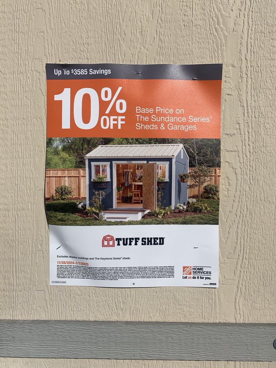 Great savings on Sheds &amp; Garages let’s sell some !!! Shed On Teams- 0608,6684,2304,0684,1072,6893,
6657,6647,0654,6627.