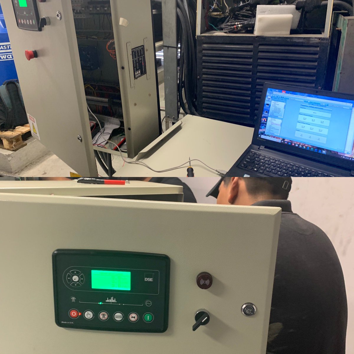 Modernización del sistema de control de generadores a diésel para protección del equipo, parámetros controlados de voltaje , corriente , frecuencia , rpm, presión de aceite , temperatura de refrigerante , entradas y salidas para integración de sistemas #generador