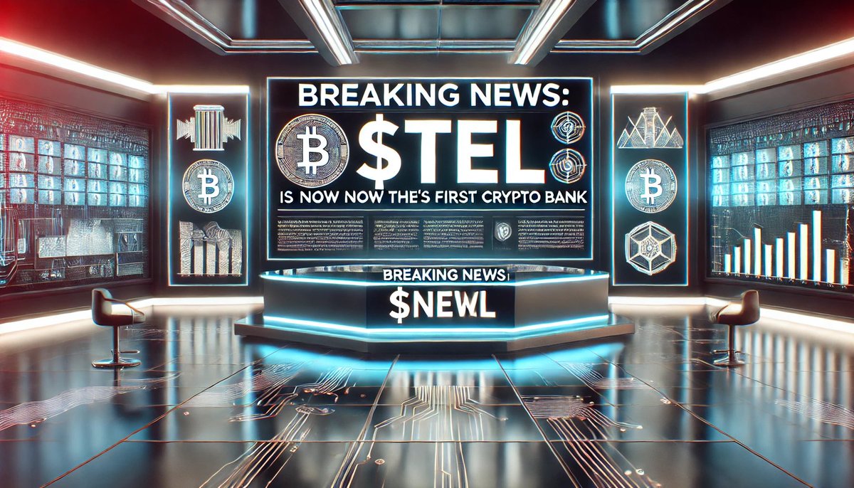 I predict by February this scene will be a reality. $tel on primetime news, being announced as the worlds first crypto bank. What do you think will happen to the price? Especially as we’ll likely have retail arriving by that point 🚀 💵