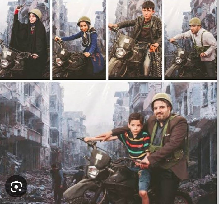 When Aleppo was destroyed by Iranian Shiite militias and tens of thousands of Sunnis were massacred in 2016, the Shiite scumbags who were happy about this took a souvenir photo. Iran is a dirty devil
#Syria