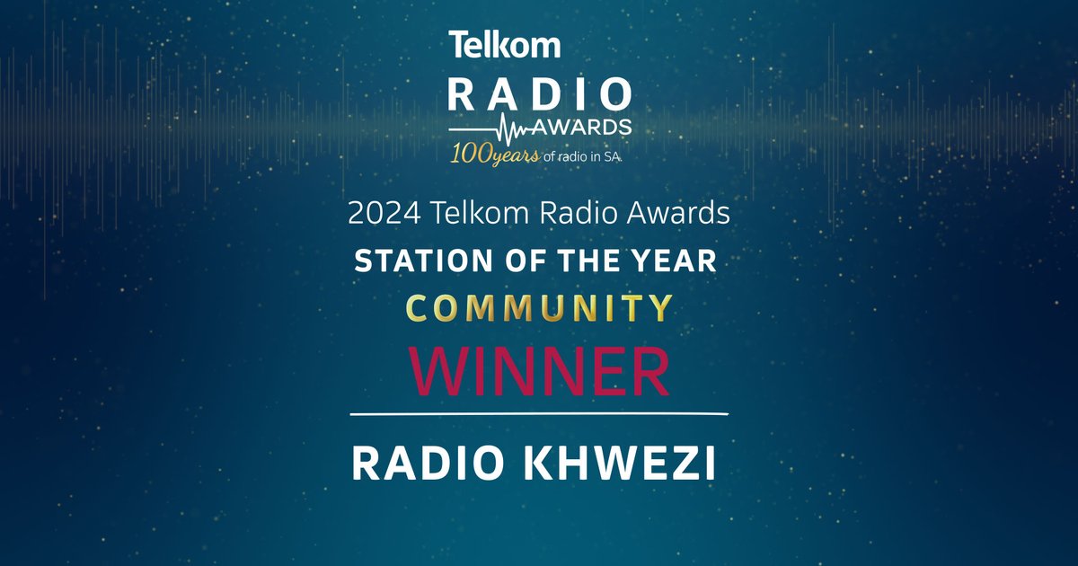 @SARadioAwards (@saradioawards) on Twitter photo Station of the Year β COMMUNITY
ποΈ RADIO KHWEZI takes home Station of the Year! π #telkomradioawards @telkomZA π <a href="/RadioKhwezi/">Radio Khwezi</a> Station of the Year β COMMUNITY
ποΈ RADIO KHWEZI takes home Station of the Year! π #telkomradioawards @telkomZA π <a href="/RadioKhwezi/">Radio Khwezi</a>