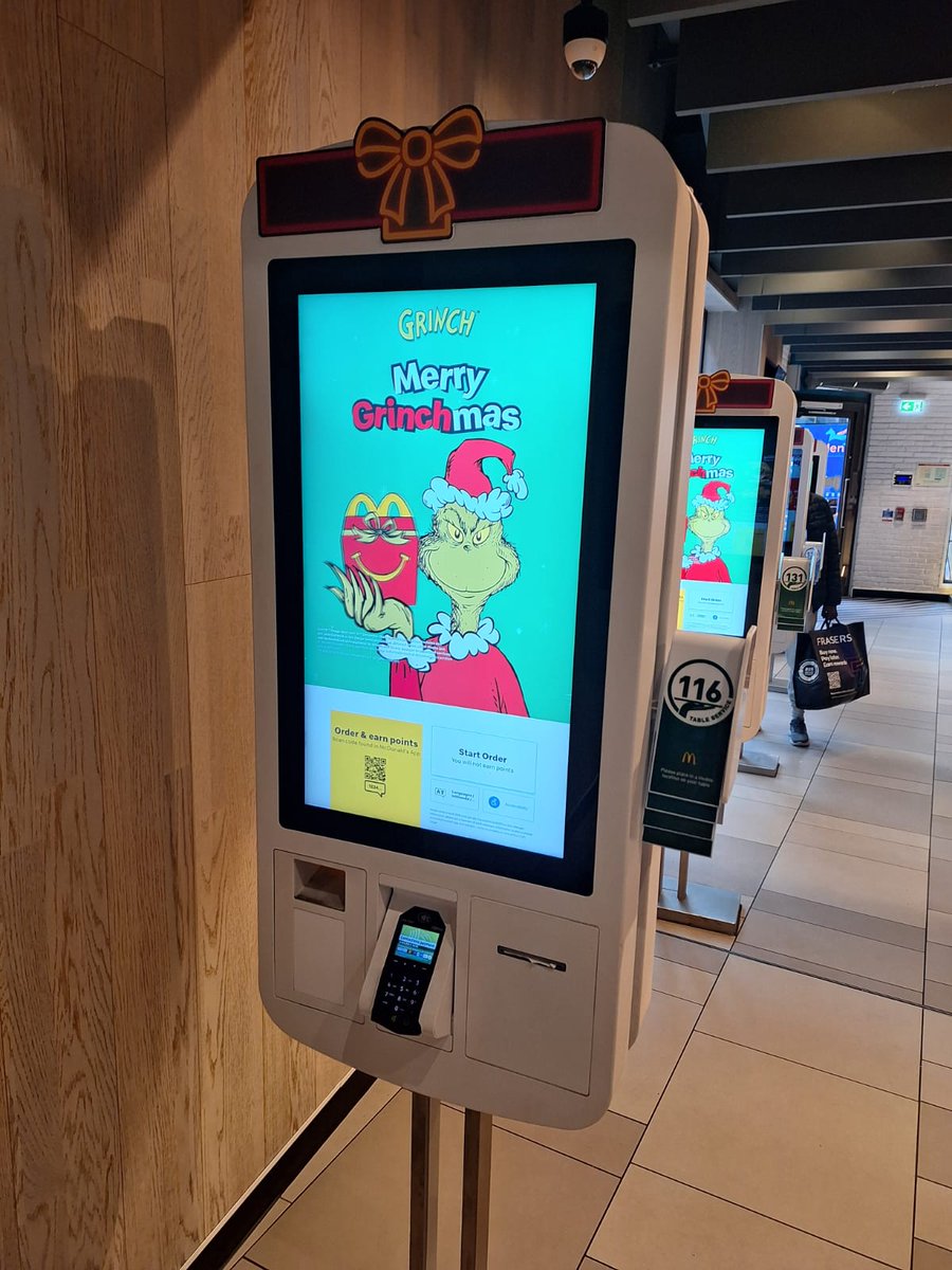 I will add some golden information. This is a picture I took inside McDonald's in London today $grinch 🚀🙏