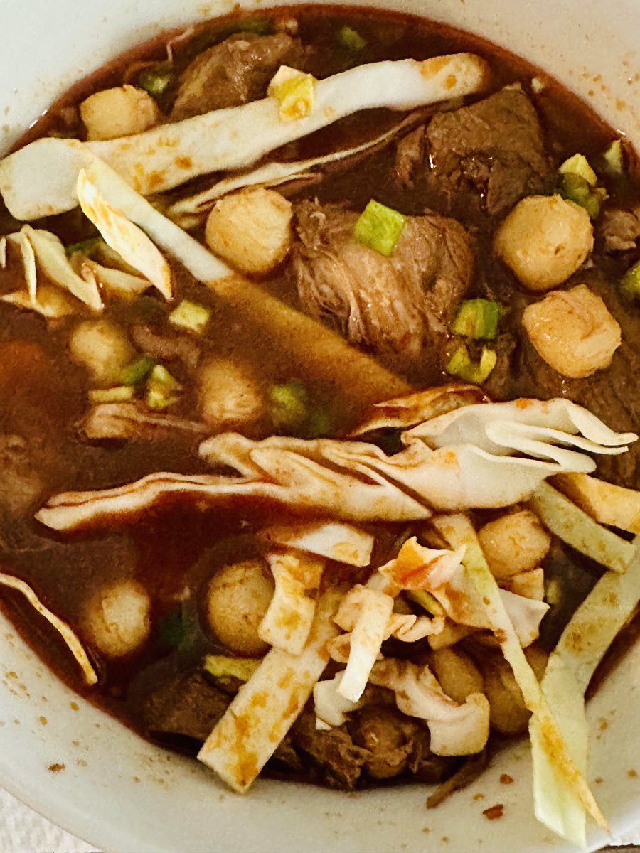 Baby girl got her Posole.