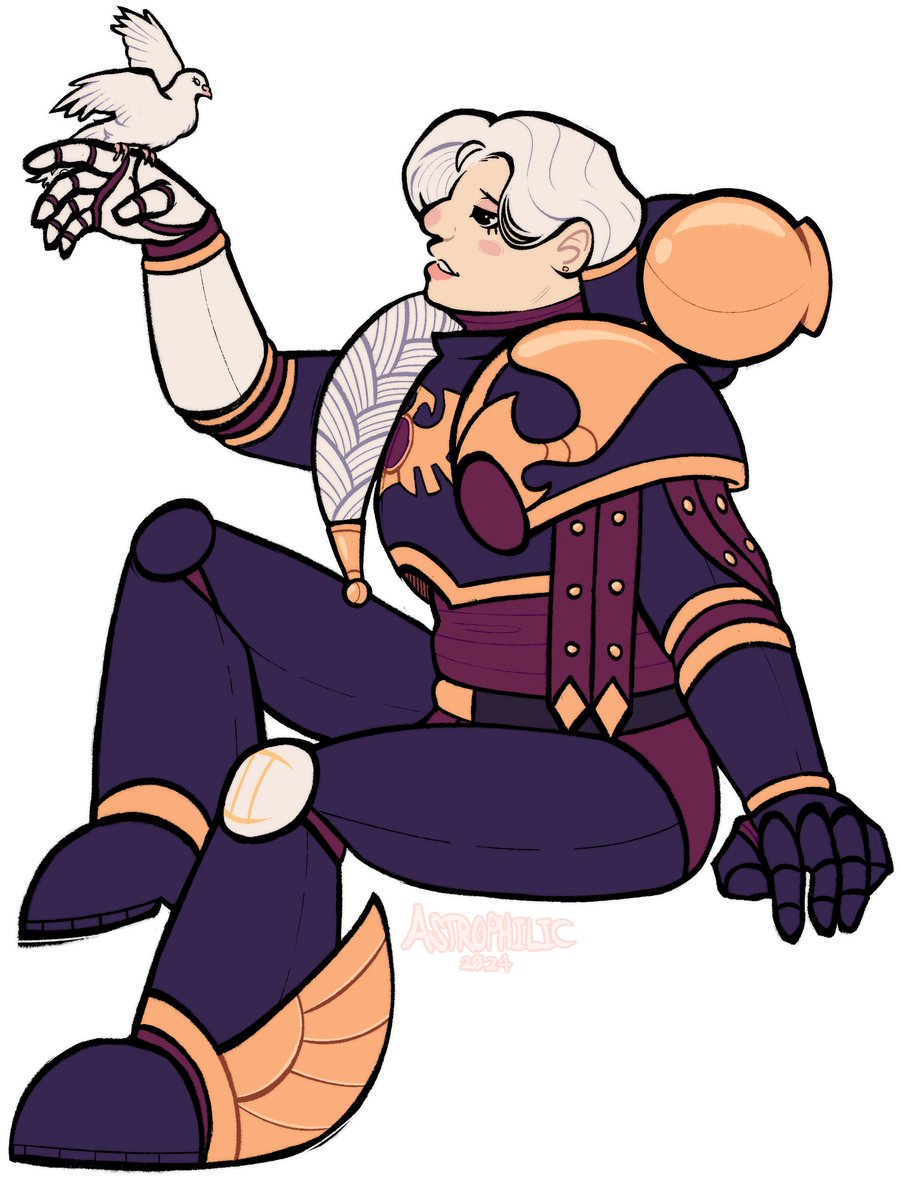 my half of an art trade with <a href="/Sethan_Art/">Sethan 💖💖💖MOVIN sethanart.bsky</a> ^__^ their lovely boy alastor! 💜