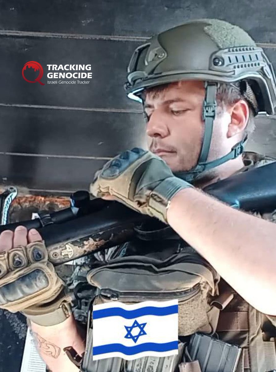 trackingisrael's tweet image. American Israeli sniper Joshua Boone, a member of the Golani Brigade's Reconnaissance Unit (Sayeret Golani), participated in the Gaza genocide.