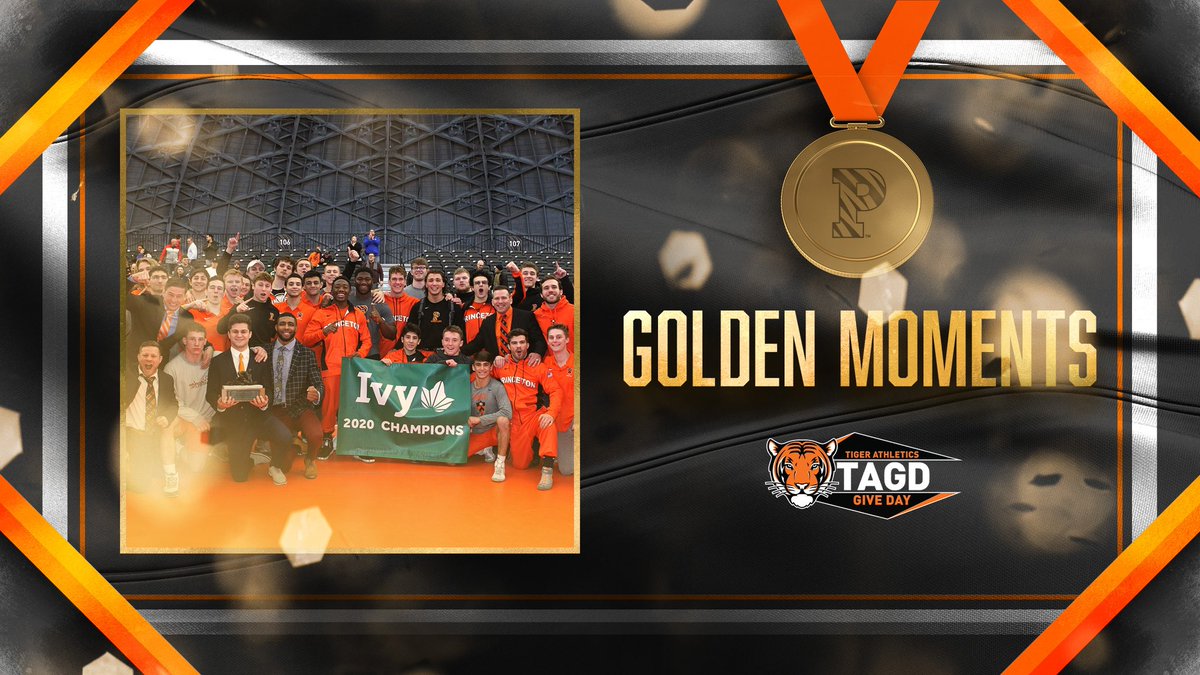 Tiger Athletics Give Day is just 3️⃣ days away on Tuesday, 12/3! To celebrate, we’re looking back at some of our golden moments, like our 2020 Ivy Championship! 🏆

#PrincetonWrestling #WhateverItTakes #GetIn