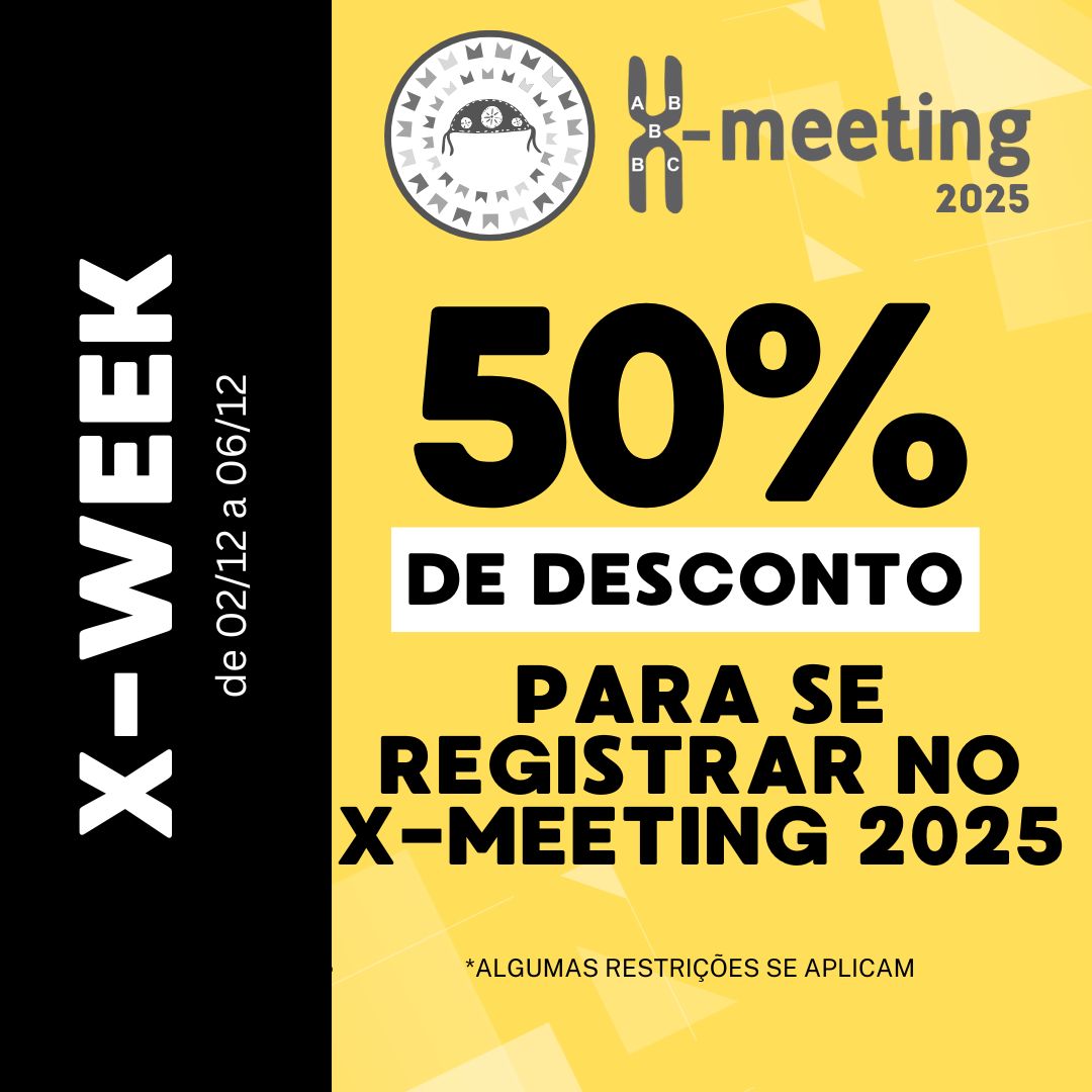 Preparem-se para a MAIOR SEMANA DE DESCONTOS do ano acadêmico!
De 02 a 06 de dezembro, a #AB3C apresenta a #XWEEK com descontos IMPERDÍVEIS:
📷 ATÉ 50% OFF em:
Inscrições para o X-Meeting 2025 em João Pessoa
Associação à AB3C
Fique de olho nas postagens!