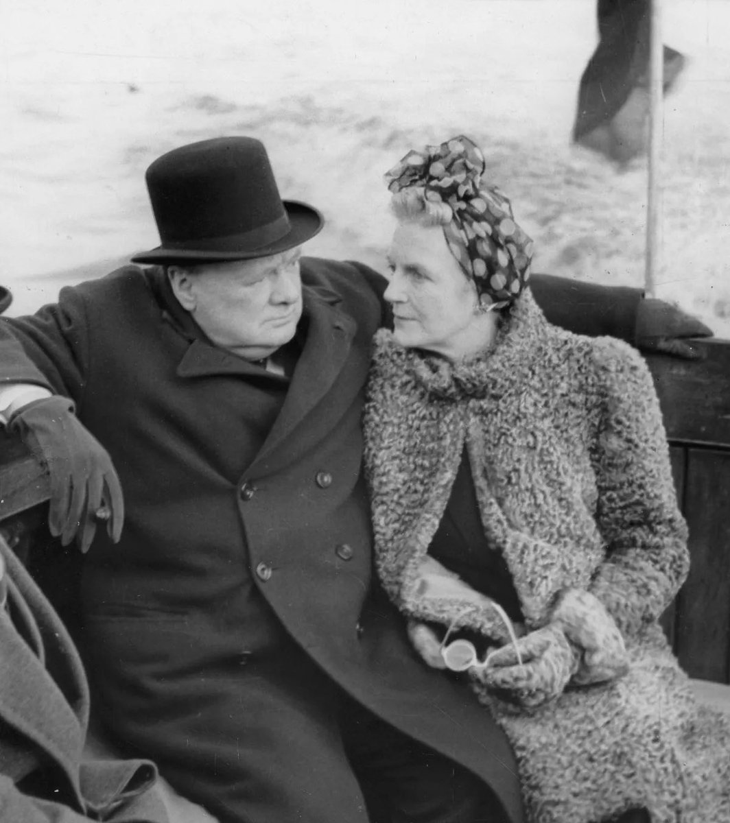 On what would have been Sir Winston Churchill’s 150th birthday we celebrate and reflect on his life, teachings, and legacy. ✌🏼🥂

To mark the occasion I share one of my favourite photographs of Churchill alongside his wife, Clementine. 📸

#Churchill150