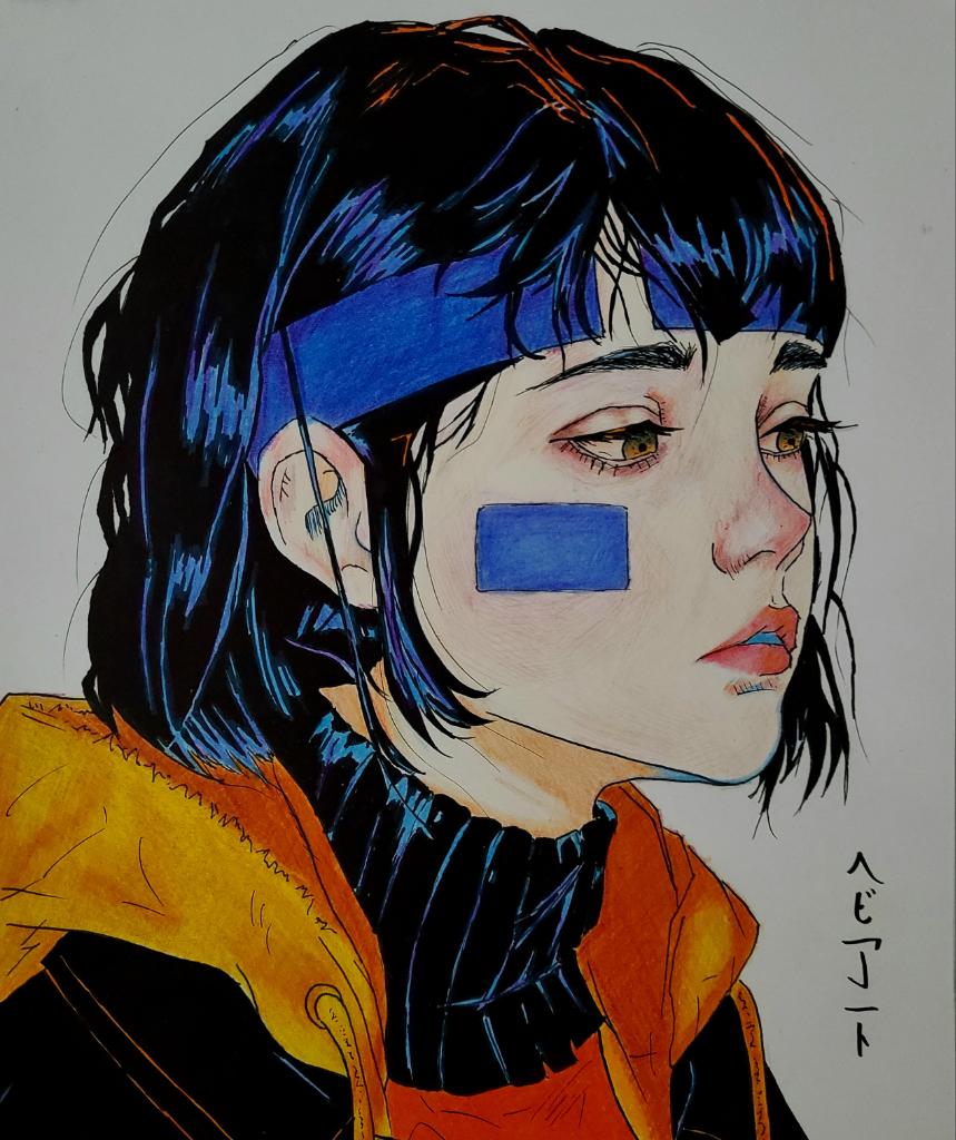 Lápices de colores y una crayola que le quité a mi sobrino.😎👌🏻