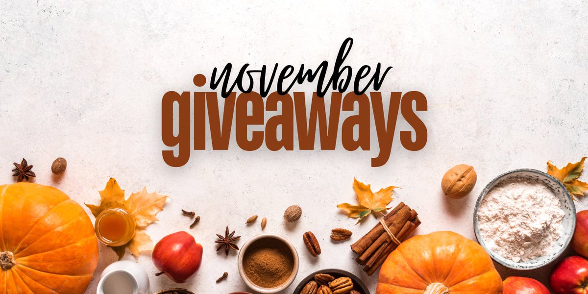 Time’s running out to enter our amazing November giveaways! Don’t miss your chance to win! Browse the link for the giveaways: ow.ly/rK7u50Uh7gn