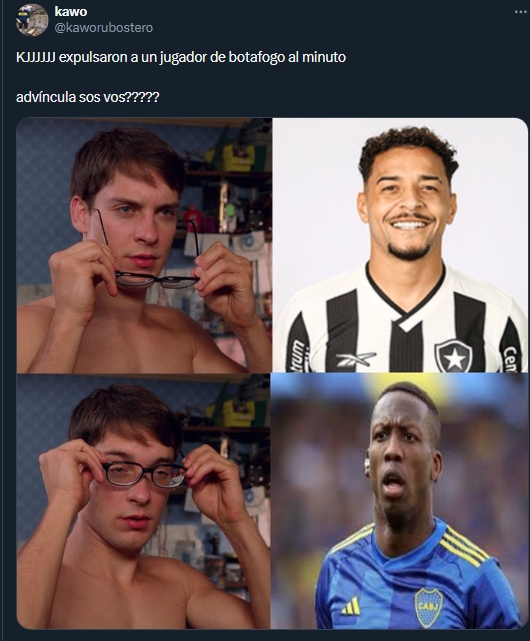 Gregore fue expulsado en la final de la Libertadores 2024 y se acordaron de Advíncula Memes Gregore Advíncula