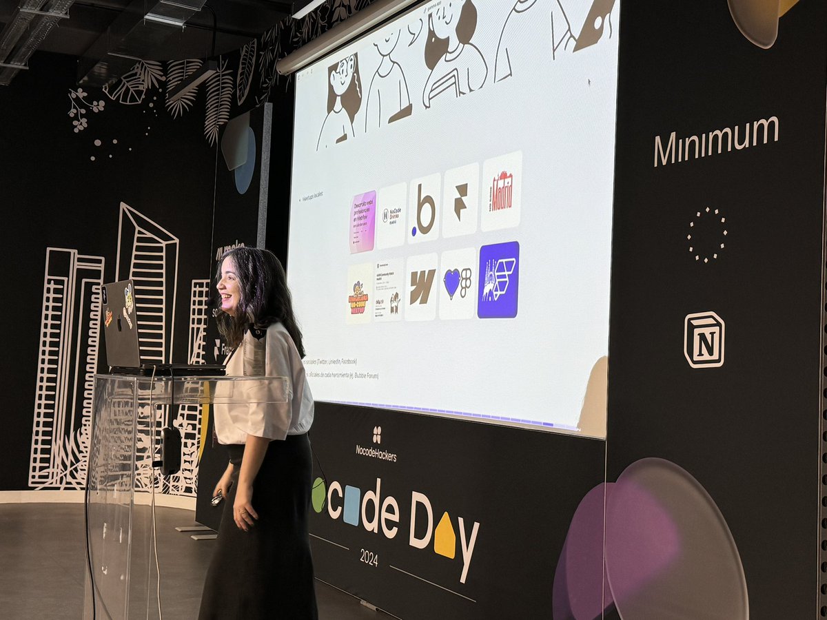 Yesterday I had the chance to share my journey leading up to work at <a href="/minimumstudio/">Minimum Studio</a> and the importance of the #nocode community at #NoCodeDay24

Thanks, <a href="/Vaughtton/">Vaughtton</a>, for the opportunity and congrats to NCH team for another success.

I had such a great time! 
Pics don’t lie! ☺️
