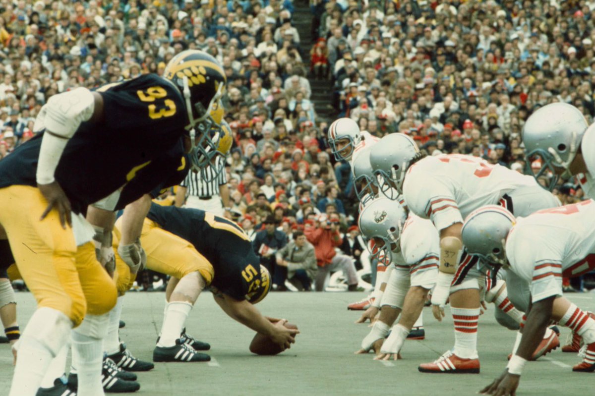That looked  like an old 1976 Bo Schembechler versus Woody Hayes classic. Throw out the records and throw out the point spreads on rivalry weekend!