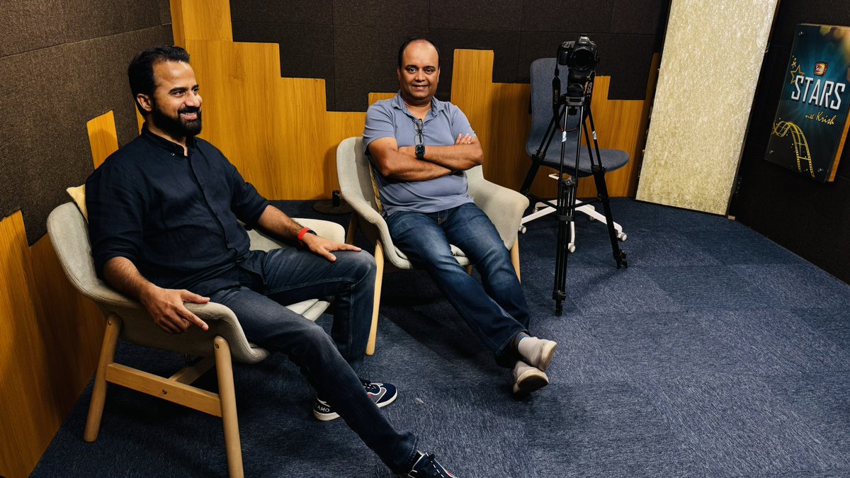 With Mohan at the iDream Studio.